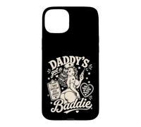 Carcasa para iPhone 15 Plus Daddy'S Got A Baddie Nurse Humor Divertido Retro Pinup