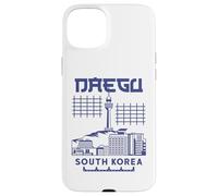 Carcasa para iPhone 15 Plus Daegu Vacation Holiday Bandera de Corea del Sur