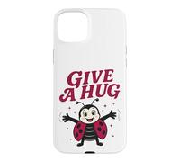 Carcasa para iPhone 15 Plus Dale un Abrazo a Ladybug, Feliz y Divertido último día de Verano Escolar