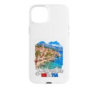 Carcasa para iPhone 15 Plus Dalmacia Croacia Costa Adriática Viajes Vacaciones