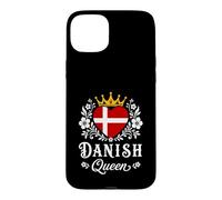 Carcasa para iPhone 15 Plus Danish Queen Denmark Flag Proud Danish Woman