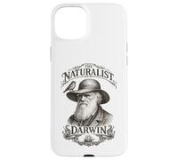 Carcasa para iPhone 15 Plus Darwin El Naturalista Retrato Pinzón Barco Ciencia