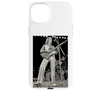 Carcasa para iPhone 15 Plus Dave Mason Traffic Live Rock Guitarrista por Dick Barnatt