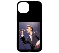 Carcasa para iPhone 15 Plus David Bowie Sound & Vision Tour Cantando en Vivo 1990