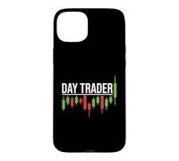 Carcasa para iPhone 15 Plus Day Trader - Estilo gráfico de negociación de acciones desgastadas