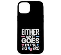 Carcasa para iPhone 15 Plus De Cualquier Manera va Im The Big Bro Gender Reveal Party