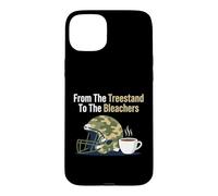 Carcasa para iPhone 15 Plus De The Treestand a The Bleachers Sports Hunting Dad