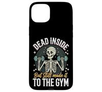 Carcasa para iPhone 15 Plus Dead Inside But Still Made It To The Gym Culturista