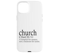 Carcasa para iPhone 15 Plus Definición de Iglesia Un Hospital para Pecadores Santos Fe Jesús