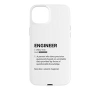 Carcasa para iPhone 15 Plus Definición de Ingeniero Divertido Sarcástico Stem Nerd Ciencia Matemáticas