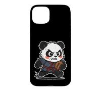 Carcasa para iPhone 15 Plus Dibujo Animado Rugby Panda Runner