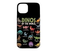 Carcasa para iPhone 15 Plus Dinosaurios Lindos Amantes de los Animales jurásicos del Mundo