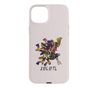 Carcasa para iPhone 15 Plus Dios Azteca México mitología Xolotl Masculino Femenino