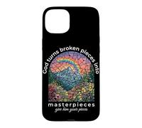 Carcasa para iPhone 15 Plus Dios Convierte Las Piezas rotas en Obras maestras La fe Cristiana