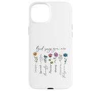 Carcasa para iPhone 15 Plus Dios Dice Que Eres único Especial Fuerte fe Cristiana