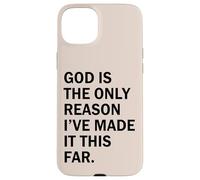 Carcasa para iPhone 15 Plus Dios es la razón por la Que he Llegado Tan lejos