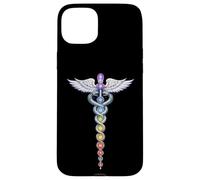 Carcasa para iPhone 15 Plus Diseño Caduceo Energía Chakra - Despertar Kundalini