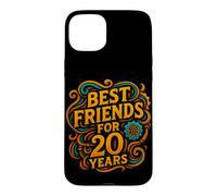 Carcasa para iPhone 15 Plus Diseño con Texto en alemán Beste Freunde Seit 20 Jahren Freundschaft