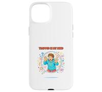 Carcasa para iPhone 15 Plus Diseño de Conciencia Atrapado en mi Mente Pensando Demasiado
