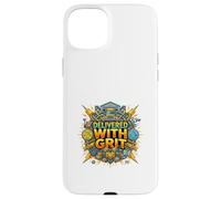 Carcasa para iPhone 15 Plus Diseño de Estilo de energía Industrial impulsada por la Fuerza Laboral