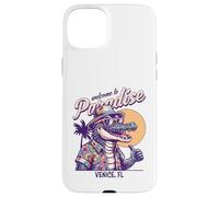 Carcasa para iPhone 15 Plus Diseño de Estilo Retro Venice Florida Paradise Cocodril