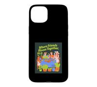 Carcasa para iPhone 15 Plus Diseño de Fiesta de jardín Donde los Amigos florecen Juntos