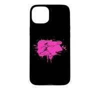 Carcasa para iPhone 15 Plus Diseño De Jugadora De Bádminton con Efecto Splash