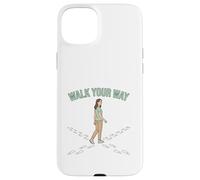 Carcasa para iPhone 15 Plus Diseño de motivación de Camino Personal Walk Your Way