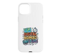 Carcasa para iPhone 15 Plus Diseño de Viaje Digital Nomad Latitude Freedom