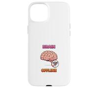 Carcasa para iPhone 15 Plus Diseño Divertido del Humor tecnológico del Cerebro Fuera de línea