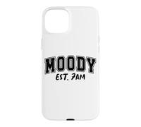 Carcasa para iPhone 15 Plus Diseño Divertido para Amantes del Café a Las 7am