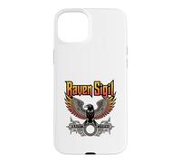 Carcasa para iPhone 15 Plus Diseño mitológico con símbolo nórdico del Sigilo del Cuervo