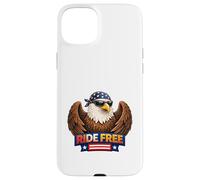 Carcasa para iPhone 15 Plus Diseño Patriotic Eagle Biker Freedom American Spirit