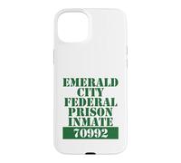 Carcasa para iPhone 15 Plus Disfraz de Prisionero de la Ciudad Esmeralda del Mago de Oz para Halloween