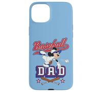 Carcasa para iPhone 15 Plus Disney Baseball Dad Sports Mickey Mouse Father's Day Gift