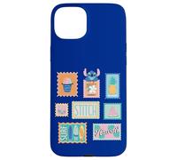 Carcasa para iPhone 15 Plus Disney Stitch Hawai'i Summer Stamps Tropical Beach Vacation