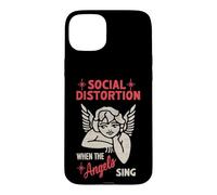 Carcasa para iPhone 15 Plus Distorsión Social Oficial Cuando los ángeles cantan