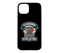 Carcasa para iPhone 15 Plus Divertida Cesta de Golf Chains Before Anything Frisbee Sport