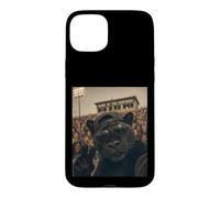 Carcasa para iPhone 15 Plus Divertida Mascota de Panther Student para Selfies Vintage para el Día del Juego