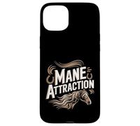 Carcasa para iPhone 15 Plus Divertido Entrenador de Caballos Mane Attraction