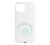 Carcasa para iPhone 15 Plus Divertido Juego de Palabras de microbiología Nos Estamos volviendo virales
