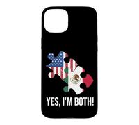Carcasa para iPhone 15 Plus Doble nacionalidad Estadounidense-Mexicana