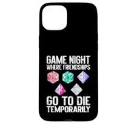 Carcasa para iPhone 15 Plus Donde Las amistades Van a Morir temporalmente Game Night