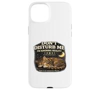 Carcasa para iPhone 15 Plus Dont Disturb Me Ignoring Reality Cat Lovers Experto Divertido