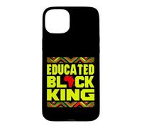 Carcasa para iPhone 15 Plus Educated Black King African Pride Empowerment Graphic