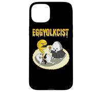 Carcasa para iPhone 15 Plus Eggyolkcist - Huevo con Humor Negro y Parodia de Exorcismo