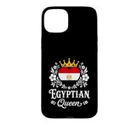 Carcasa para iPhone 15 Plus Egyptian Queen Egypt Flag Proud Egyptian Woman