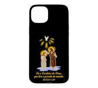 Carcasa para iPhone 15 Plus EIS o Cordeiro de Deus Joao 1:29. Versión Portuguesa