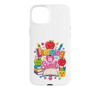 Carcasa para iPhone 15 Plus El Aprendizaje de Maestros de Preescolar es Sweet Apple Pre-K School
