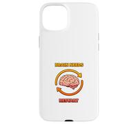 Carcasa para iPhone 15 Plus El Cerebro Necesita reiniciarse Funny Mind Reload Humor
